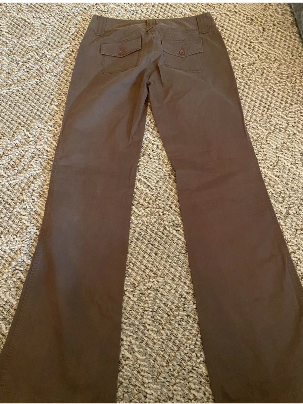 Halogen Size 0 Wide-Leg Pants, pockets 100% cotton-003*